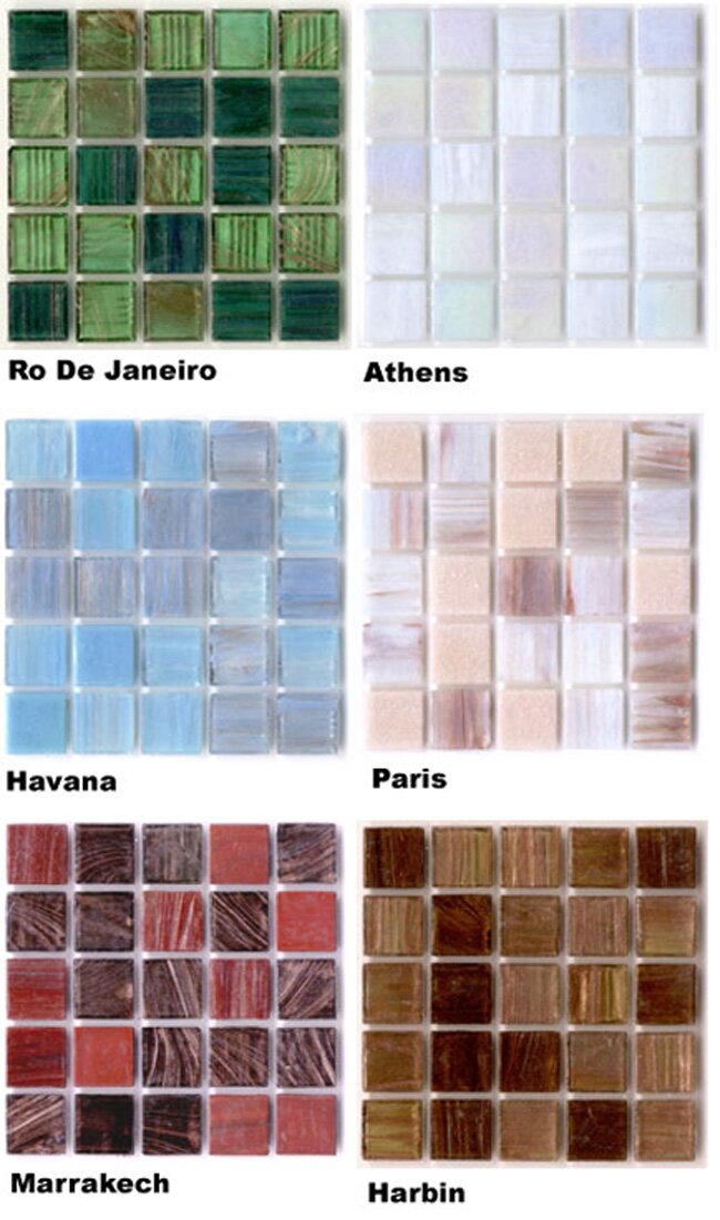 Мозаика Irida City Ro De Janeiro,Athens, Harbin, Havana, Paris, Marrakech